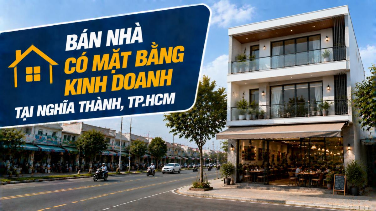 Bán nhà có mặt bằng kinh doanh tại xã Nghĩa Thành