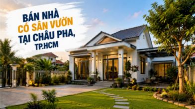 Bán nhà có sân vườn tại Châu Pha, rộng rãi thoáng mát