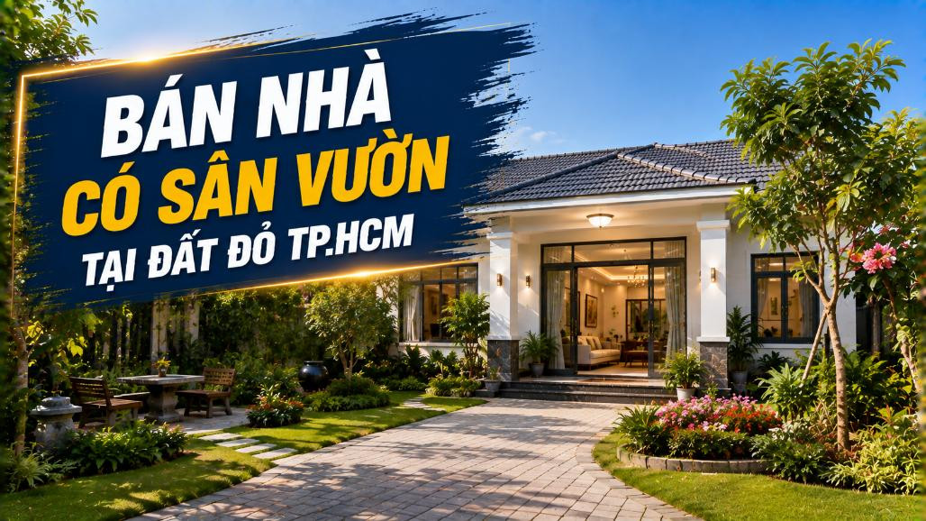 Bán nhà có sân vườn tại Đất Đỏ, rộng rãi thoáng mát