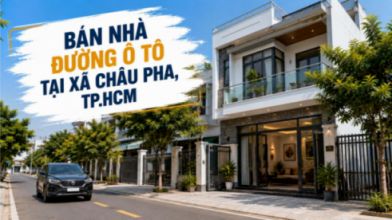 Bán nhà đường ô tô tại Châu Pha, thuận tiện đi lại