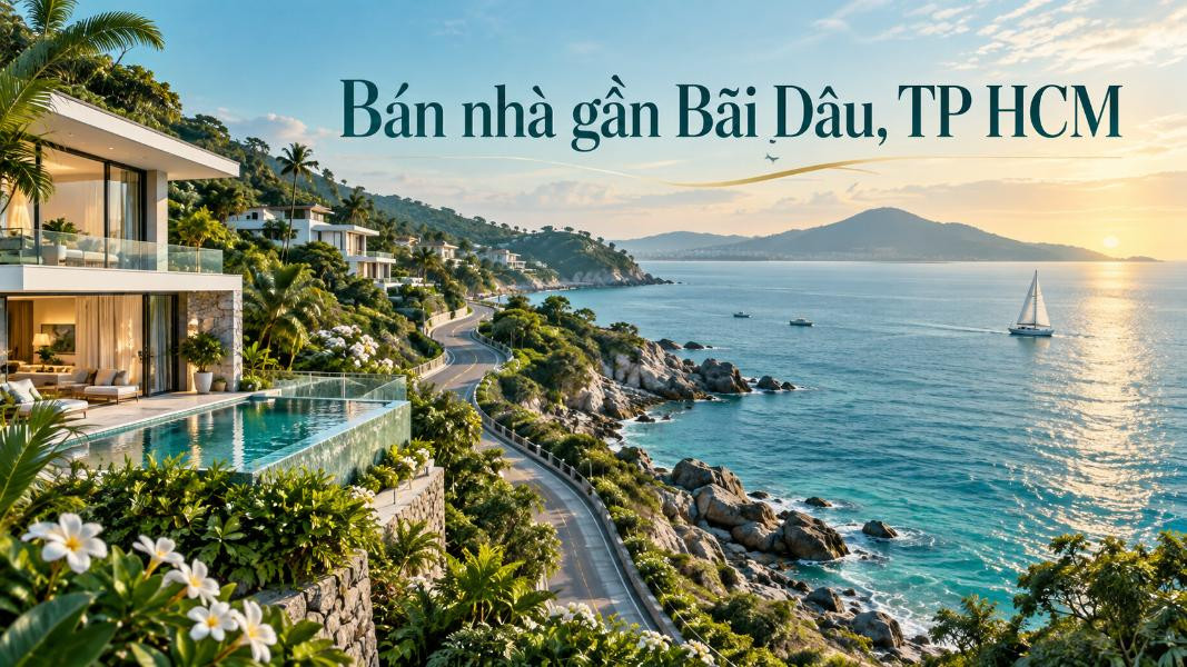 Bán nhà gần Bãi Dâu – không gian ven biển yên tĩnh, thoáng đẹp