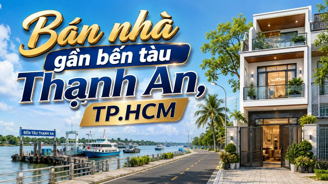 Bán nhà gần bến tàu Thạnh An, thuận tiện đi lại và kinh doanh