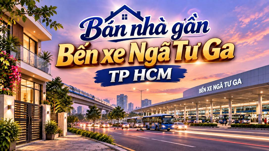 Bán nhà gần Bến xe Ngã Tư Ga – thuận tiện đi lại, kinh doanh