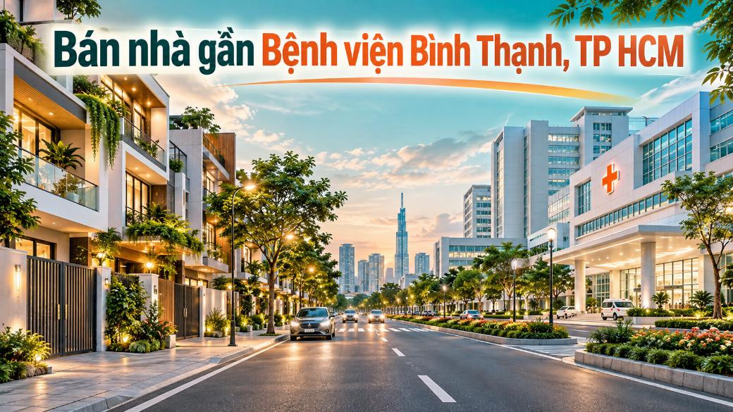 Bán nhà gần Bệnh viện Bình Thạnh – tiện sinh hoạt, dễ kinh doanh