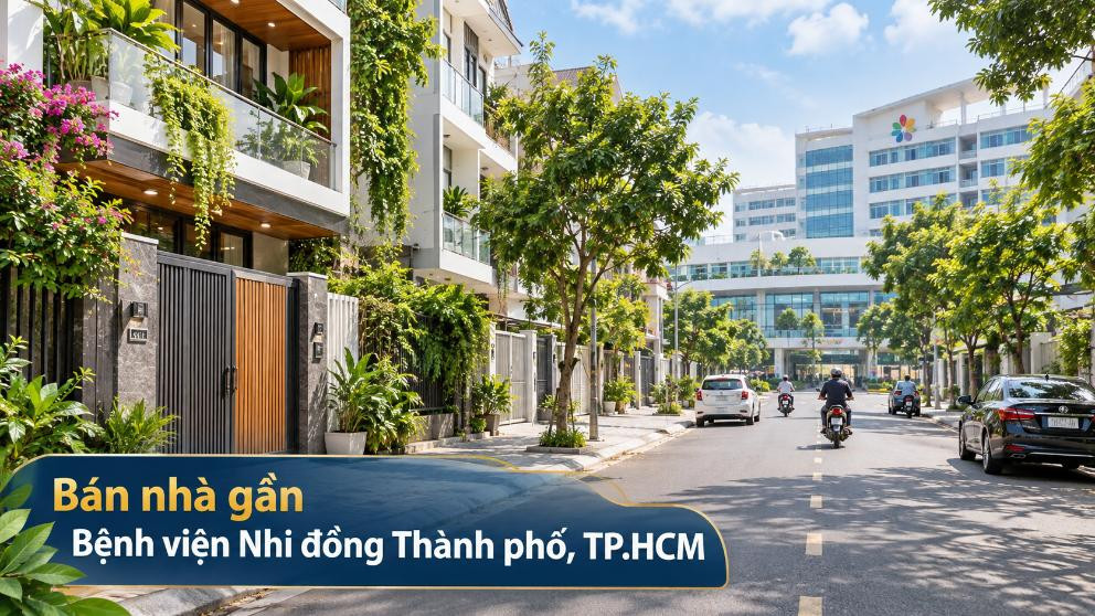 Bán nhà gần Bệnh viện Nhi đồng Thành phố, vị trí thuận tiện