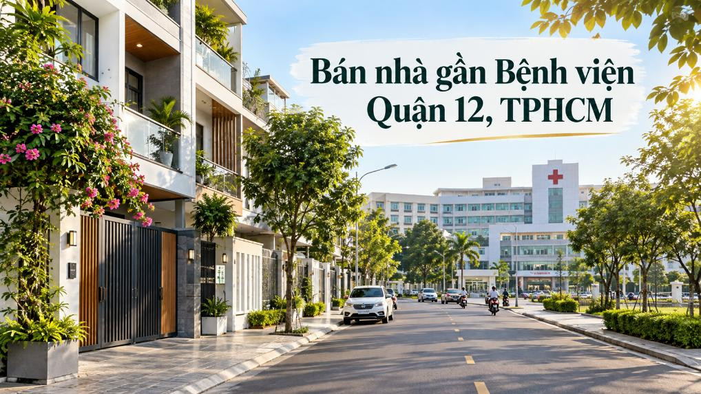 Bán nhà gần Bệnh viện Quận 12 – thuận tiện ở và kinh doanh