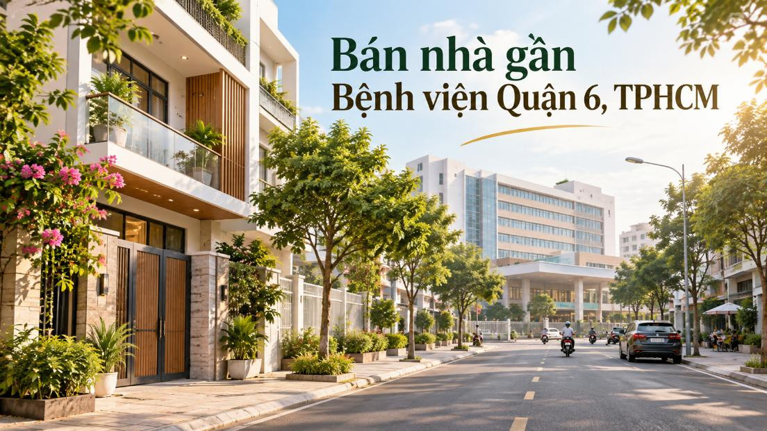 Bán nhà gần Bệnh viện Quận 6 – tiện ở, thuận lợi kinh doanh