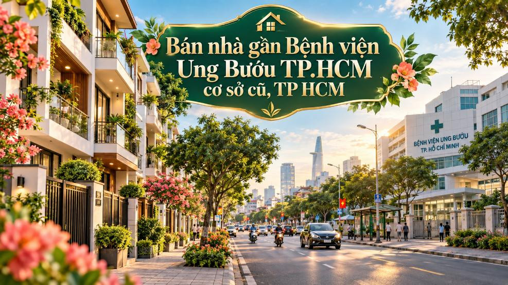 Bán nhà gần Bệnh viện Ung Bướu cơ sở cũ – vị trí thuận tiện kinh doanh