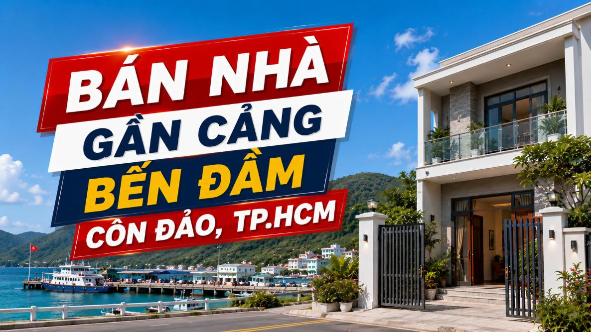 Bán nhà gần Cảng Bến Đầm, thuận tiện ở và kinh doanh