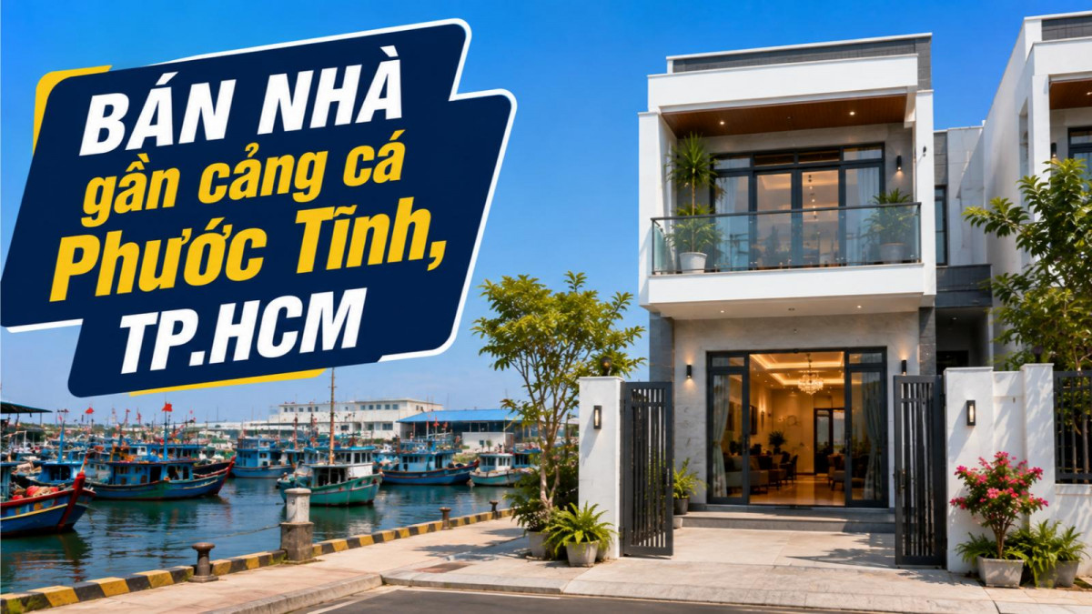 Bán nhà gần cảng cá Phước Tỉnh, thuận tiện kinh doanh