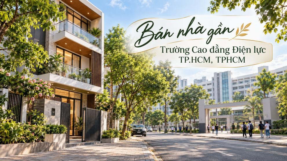 Bán nhà gần Cao đẳng Điện lực TP.HCM – tiện ở, dễ cho thuê
