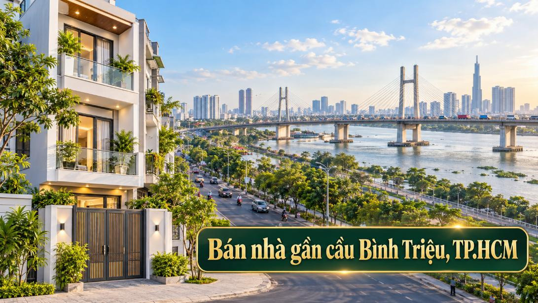 Bán nhà gần cầu Bình Triệu, kết nối nhanh Thủ Đức