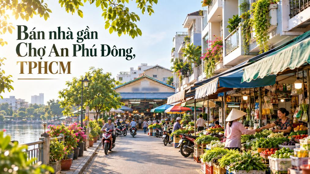 Bán nhà gần Chợ An Phú Đông – tiện mua bán, phù hợp kinh doanh