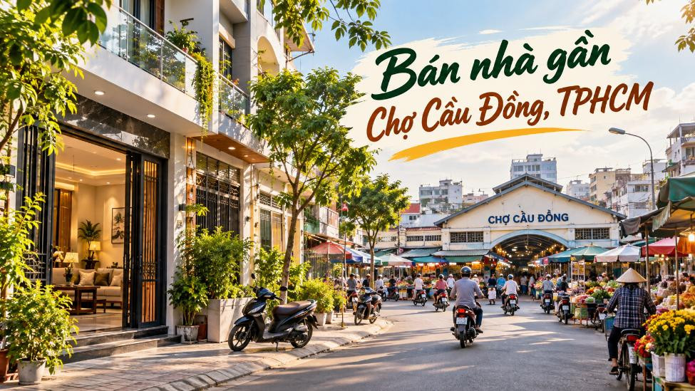 Bán nhà gần Chợ Cầu Đồng – tiện mua bán, dễ kinh doanh
