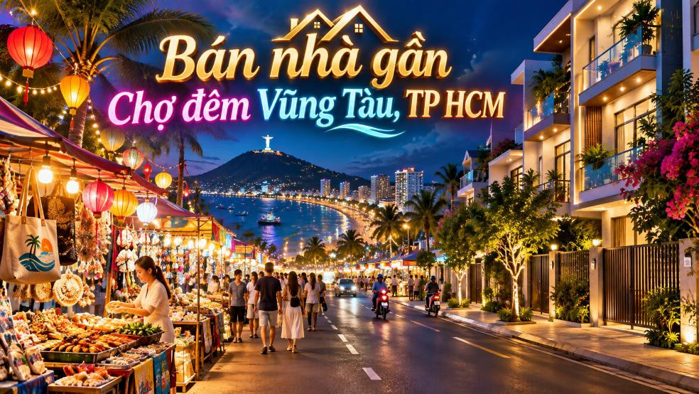 Bán nhà gần Chợ đêm Vũng Tàu – khu vực sầm uất, dễ kinh doanh