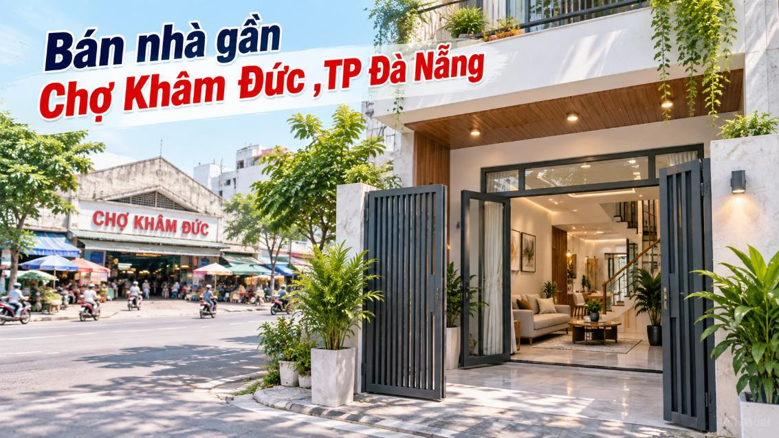 Bán nhà gần Chợ Khâm Đức – Bước ra phố chợ, bắt ngay nhịp buôn bán