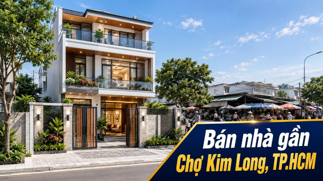 Bán nhà gần Chợ Kim Long, tiện sinh hoạt và kinh doanh