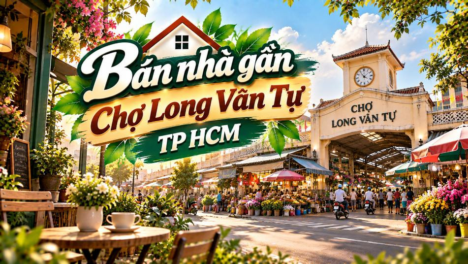 Bán nhà gần Chợ Long Vân Tự – tiện mua bán, phù hợp kinh doanh