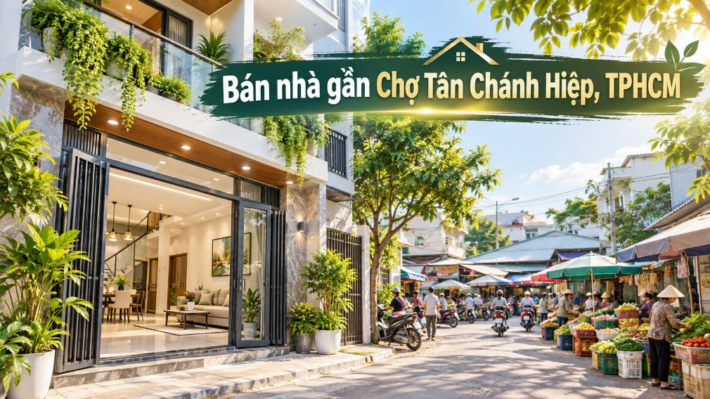 Bán nhà gần Chợ Tân Chánh Hiệp – tiện mua bán, dễ kinh doanh
