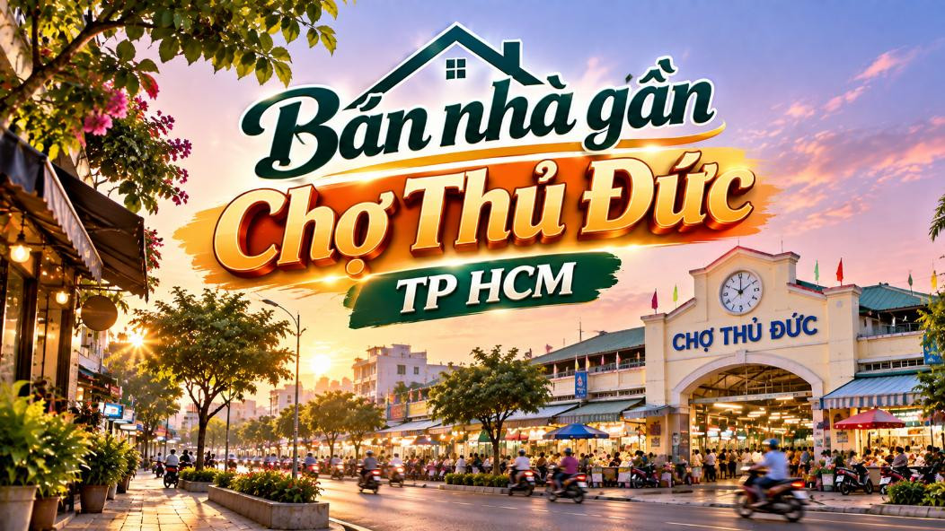 Bán nhà gần Chợ Thủ Đức – khu vực sầm uất, thuận tiện kinh doanh