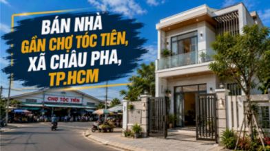 Bán nhà gần Chợ Tóc Tiên, thuận tiện ở và kinh doanh