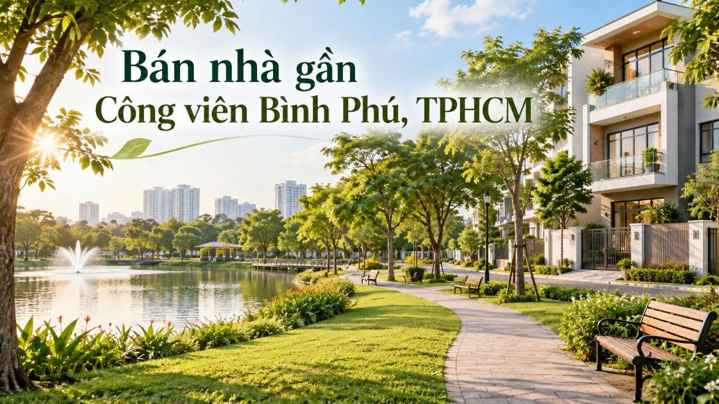 Bán nhà gần Công viên Bình Phú – không gian thoáng, dễ an cư