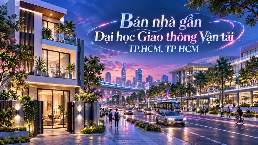 Bán nhà gần Đại học Giao thông Vận tải TP.HCM – tiện ở, dễ cho thuê