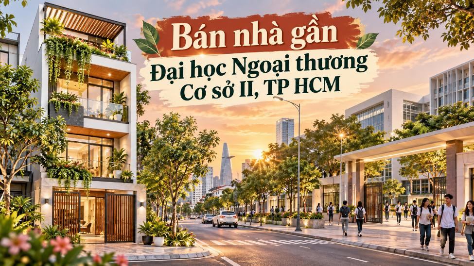 Bán nhà gần Đại học Ngoại thương Cơ sở II – vị trí đẹp, thuận tiện đầu tư