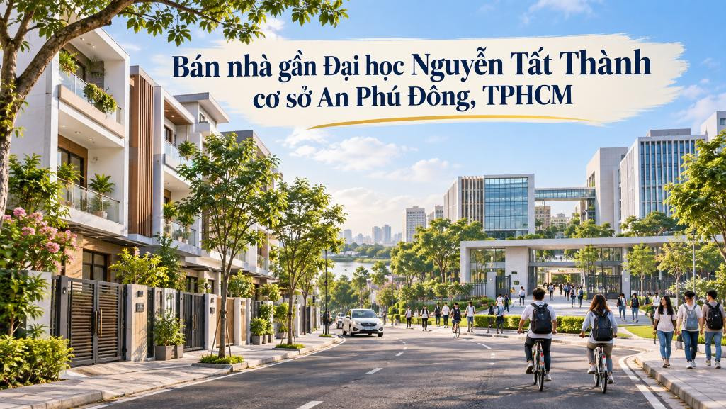 Bán nhà gần Đại học Nguyễn Tất Thành – tiện ở, dễ cho thuê