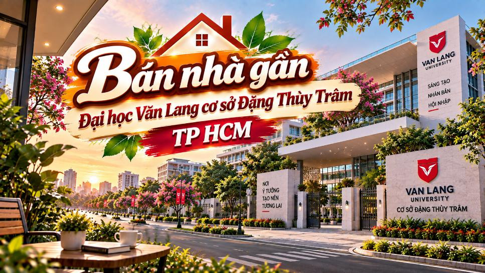 Bán nhà gần Đại học Văn Lang – khu dân cư phát triển, dễ cho thuê