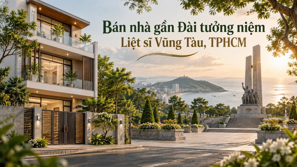 Bán nhà gần Đài tưởng niệm Liệt sĩ – vị trí trung tâm, thuận tiện đi lại