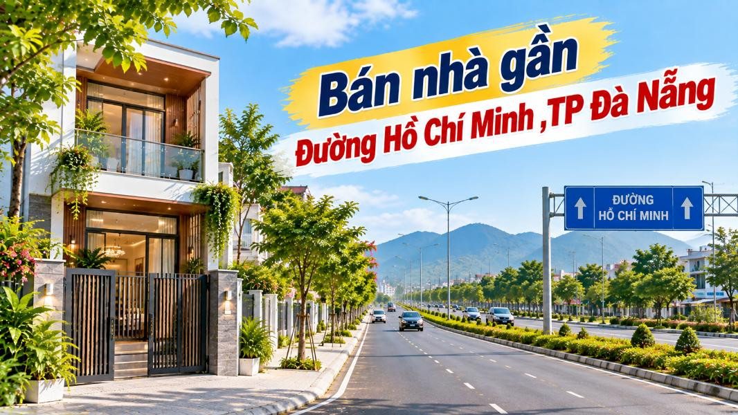 Bán nhà gần Đường Hồ Chí Minh – Bám trục lớn, thuận đi lại lẫn làm ăn