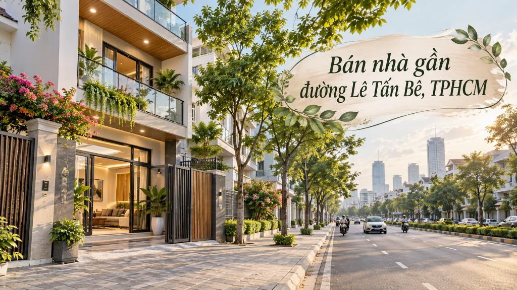 Bán nhà gần đường Lê Tấn Bê – khu dân cư đông, thuận tiện an cư