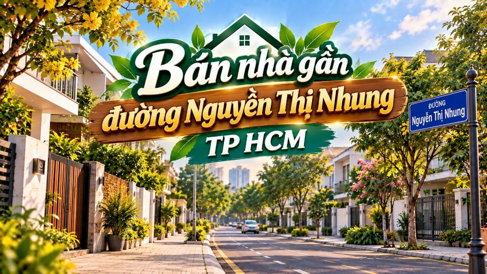 Bán nhà gần đường Nguyễn Thị Nhung – vị trí đẹp, thuận tiện sinh hoạt