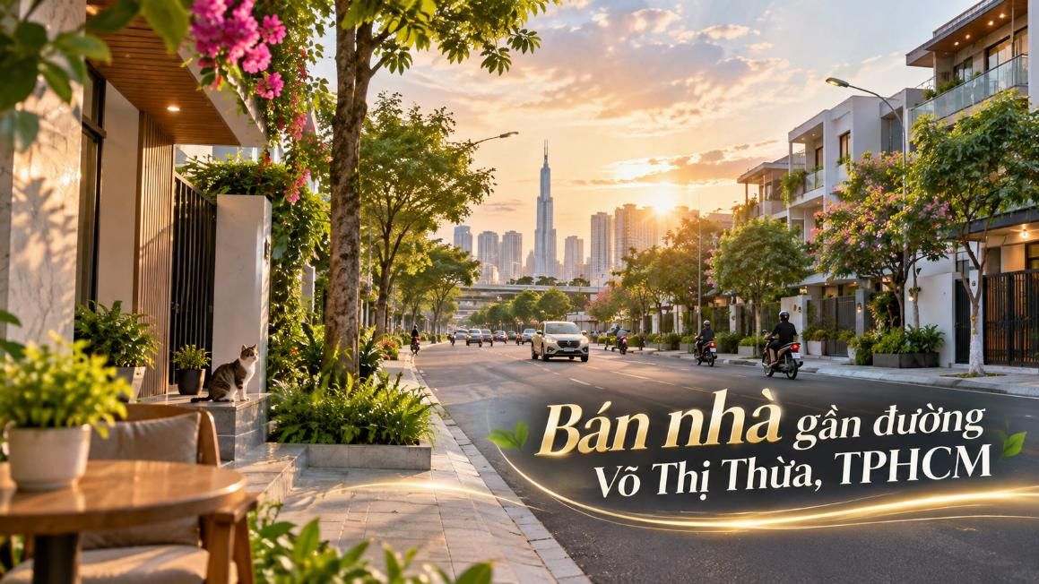 Bán nhà gần đường Võ Thị Thừa – khu dân cư đông, thuận tiện đi lại