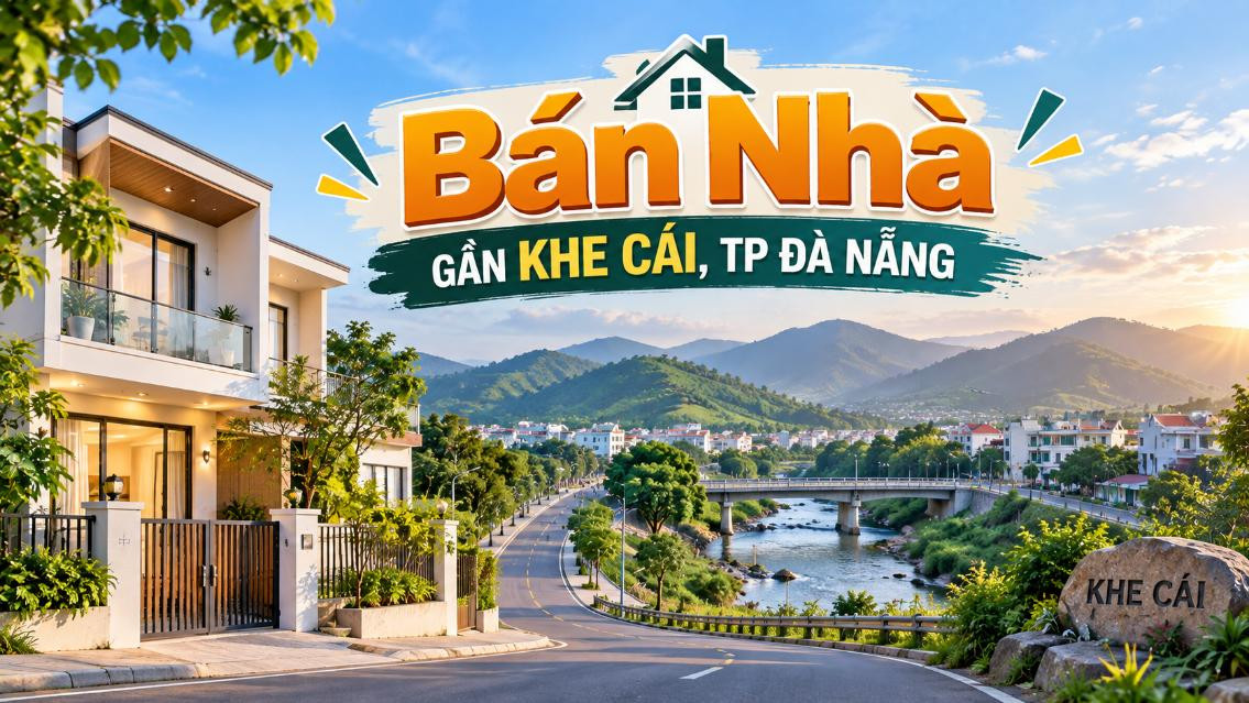 Bán nhà gần Khe Cái, TP Đà Nẵng – không gian thoáng, phù hợp an cư
