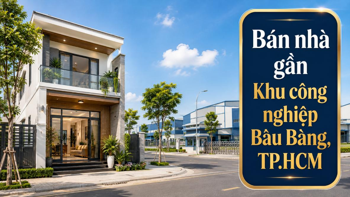 Bán nhà gần Khu công nghiệp Bàu Bàng, thuận tiện ở và cho thuê