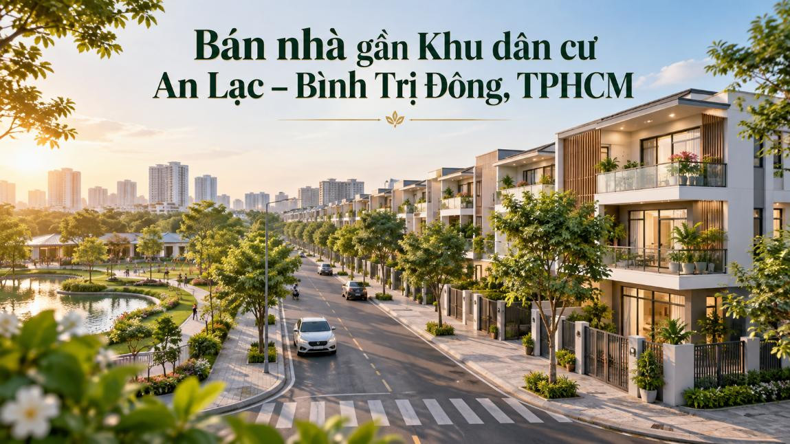 Bán nhà gần Khu dân cư An Lạc – Bình Trị Đông – dễ ở, tiện sinh hoạt