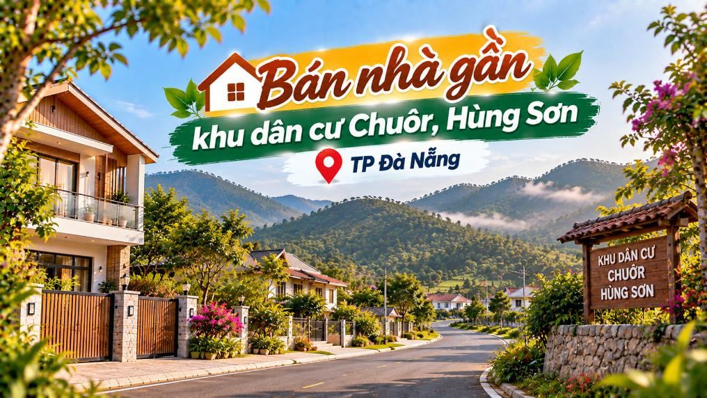 Bán nhà gần khu dân cư Chuôr, Hùng Sơn – yên tĩnh, thuận tiện an cư