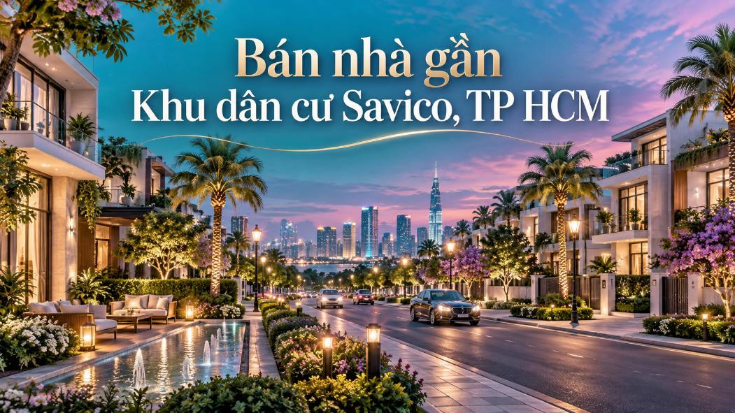 Bán nhà gần Khu dân cư Savico – khu vực đô thị thuận tiện, dễ an cư