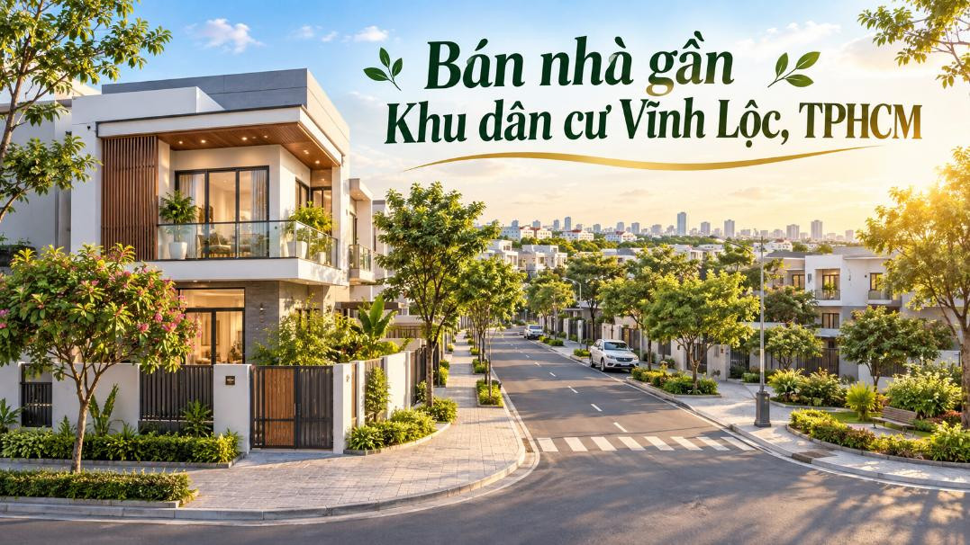 Bán nhà gần Khu dân cư Vĩnh Lộc – khu dân cư ổn định, dễ an cư