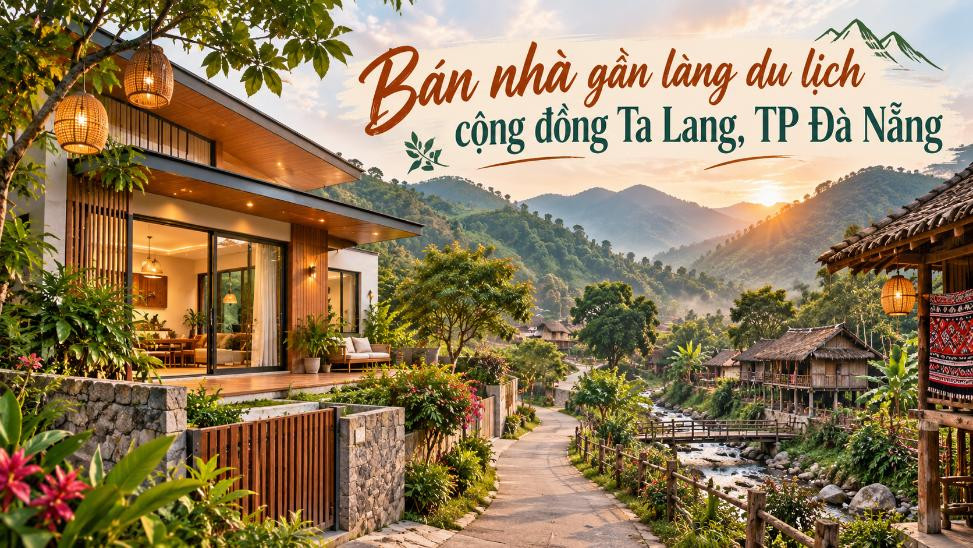 Bán nhà gần làng du lịch cộng đồng Ta Lang – không gian đẹp, phù hợp nghỉ dưỡng