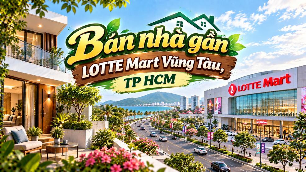 Bán nhà gần LOTTE Mart Vũng Tàu – tiện ích đầy đủ, thuận tiện kinh doanh