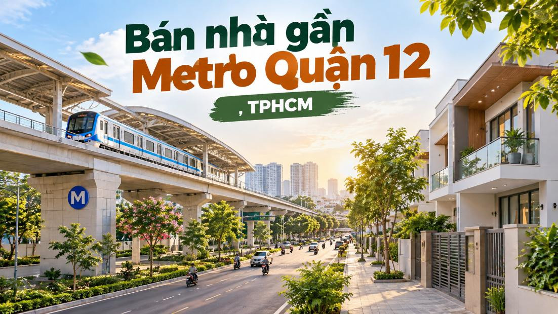 Bán nhà gần Metro Quận 12 – kết nối thuận tiện, tiềm năng dài hạn