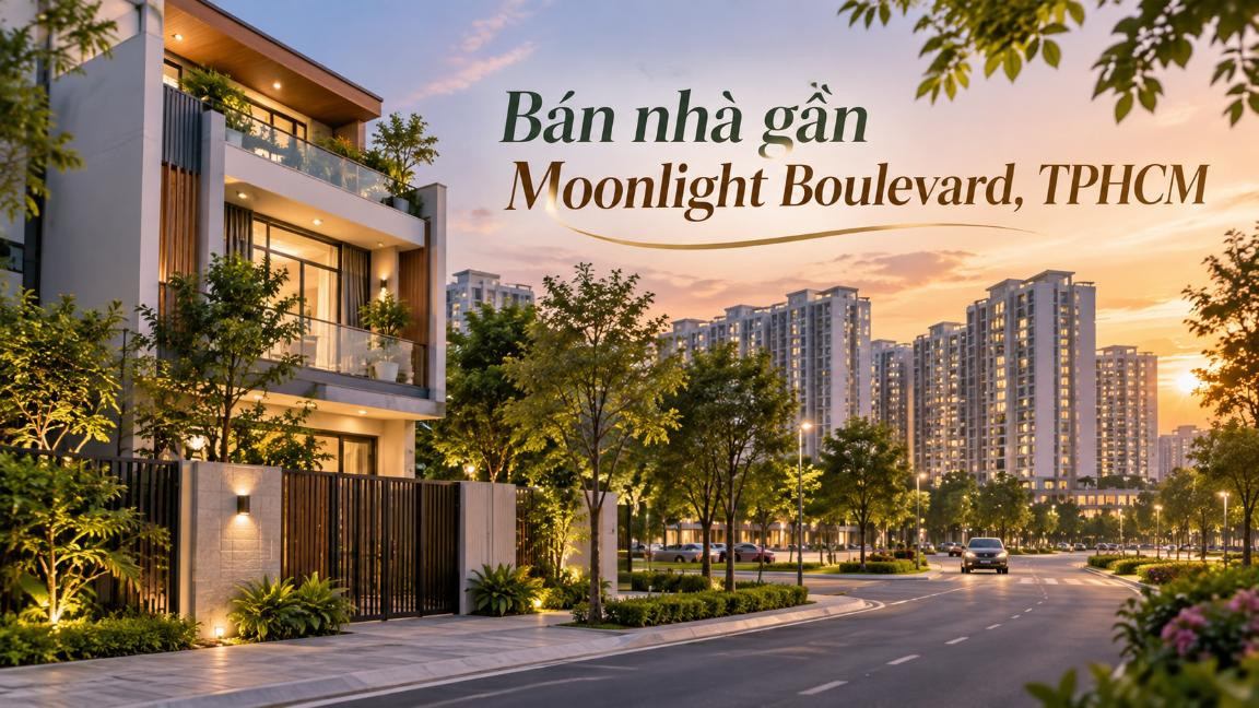 Bán nhà gần Moonlight Boulevard – vị trí đẹp, thuận tiện sinh hoạt