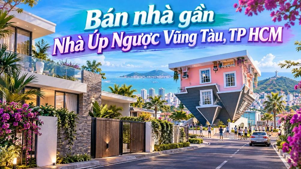 Bán nhà gần Nhà Úp Ngược – gần điểm check-in, tiện kinh doanh