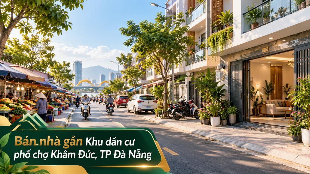 Bán nhà gần phố chợ Khâm Đức – Sống giữa trung tâm, kinh doanh thuận lợi