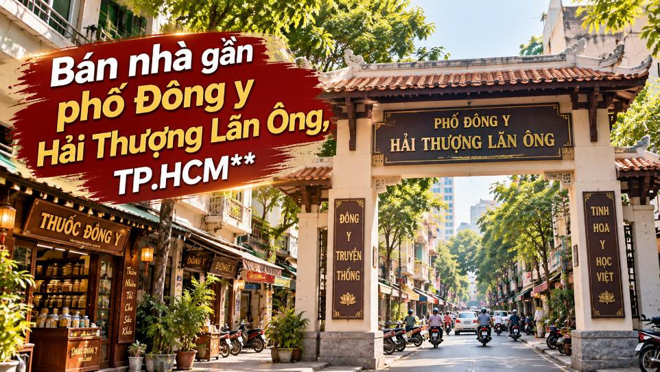 Bán nhà gần phố Hải Thượng Lãn Ông, thuận lợi kinh doanh