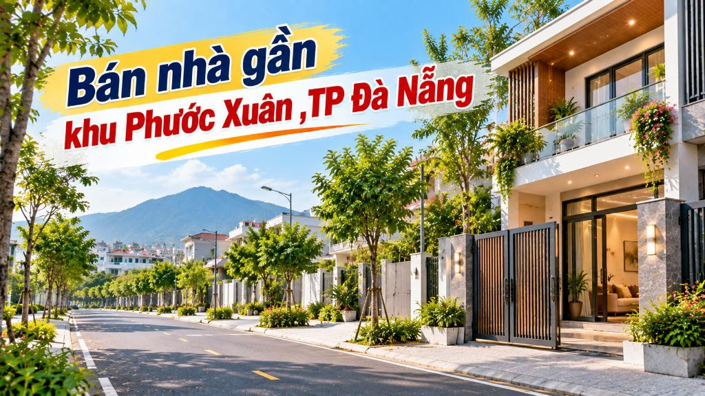 Bán nhà gần Phước Xuân – Rộng không gian sống, gần nhịp Khâm Đức