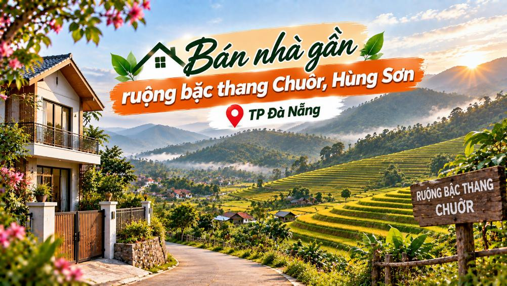 Bán nhà gần ruộng bậc thang Chuôr – không gian đẹp, đậm chất vùng cao